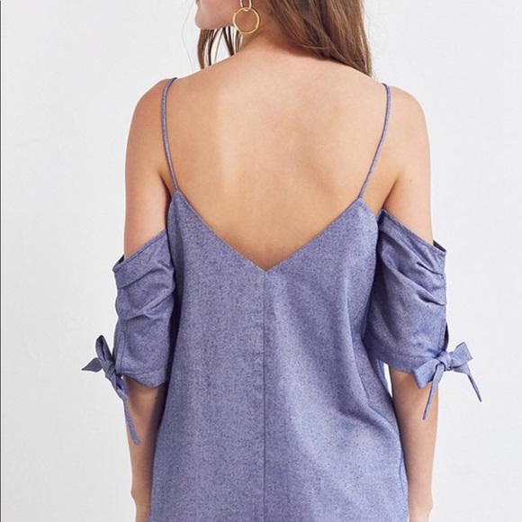 NWT Silence + Noise Chambray Urban Outfitters SZ L - Picture 6 of 6